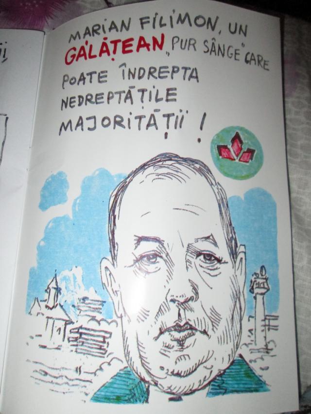 ”Utecistul” Marian Filimon bombardează cutiile poștale ale gălățenilor cu satire electorale