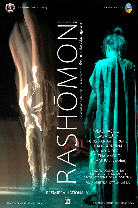 Premieră națională la Teatrul Dramatic „Fani Tardini” - RASHŌMON după Ryūnosuke Akutagawa
