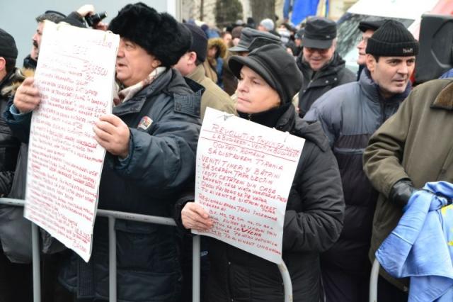 Autoritățile le-au impus protestatarilor: fără pancarte şi sloganuri antiguvernamentale