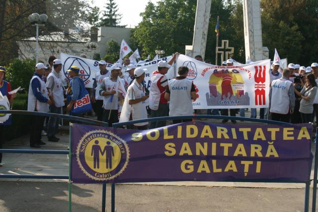Sindicaliștii de la Cartel Alfa au huiduit guvernanții cât i-au ținut plămânii