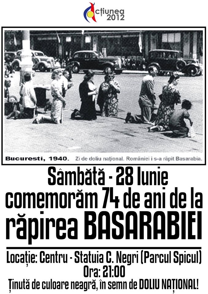 Doliu pentru Basarabia – 28 iunie 1940