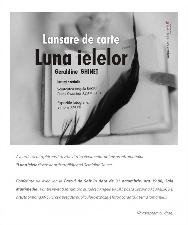 ”Luna ielelor” – roman lansat la Parcul de Soft