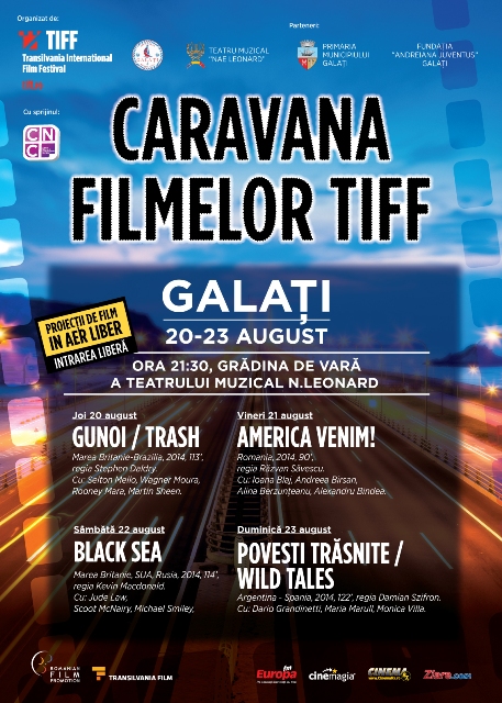 Caravana TIFF aduce filme premiate la Galați