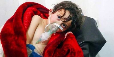 Forțele aeriene siriene au bombardat copii cu arme chimice cu clor