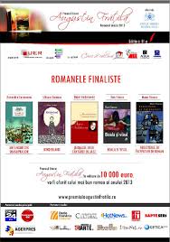 Romanele finaliste la Premiul literar „Augustin Frăţilă”, ediţia a III-a
